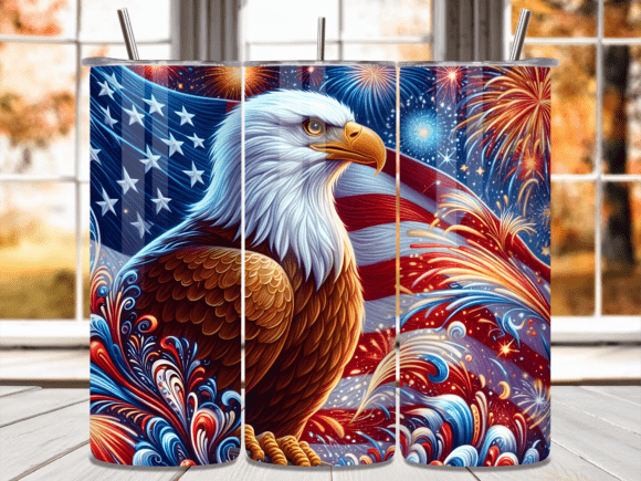 American Flag Fireworks Tumbler Wrap: A Strategic Tool for Branding and Customization