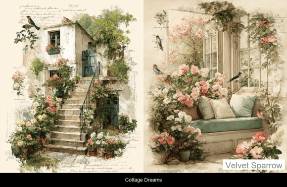 Cottage Dreams Vol 1: A Soft and Romantic Journaling Collection for Every Creative Moment