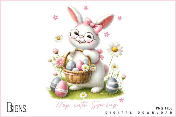 Easter Spring Rabbit Bunny Sublimation: A Digital Resource for Creative Expression