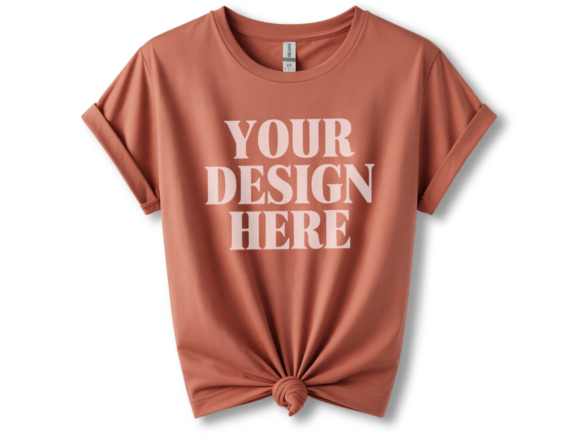 Enhance Your Designs with the Gildan 64000 T-Shirt Flat Lay Mockup 30