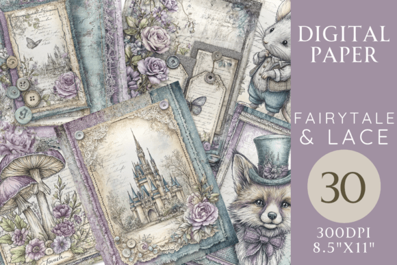 Fairytale Lace Journal Kit