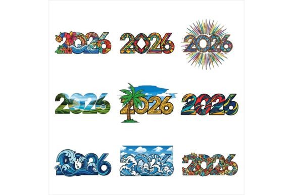 Free Colourful 2026 Designs Bundle: A Vibrant Collection for Creative Projects