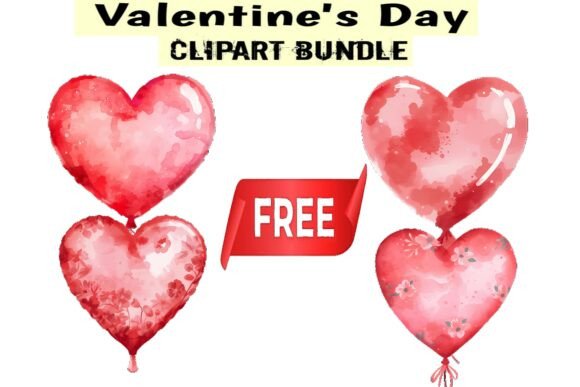 FREE Valentine’s Day Heart Balloon Clipa: A Perfect Resource for Creative Projects