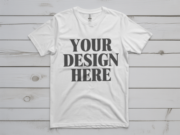 Gildan 64000 T-shirt Flat Lay Mockup 50