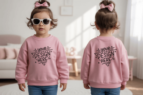How to Use Gildan 18000B Kids Sweatshirt Mockup 17 for Stunning Design Visuals