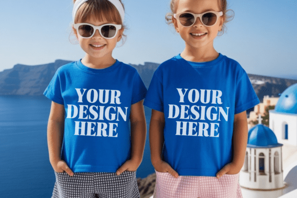 Kids Bella Canvas 3001Y Sibling Mockup: A Must-Have Tool for Creative Designers
