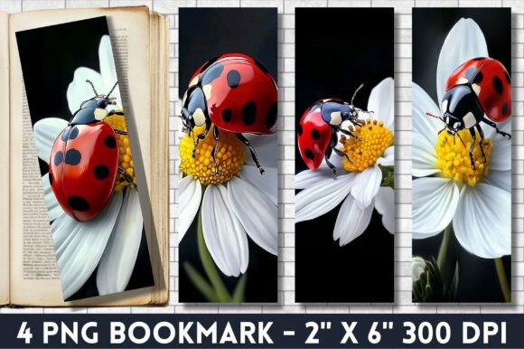 Ladybug Bookmark Png Sublimation