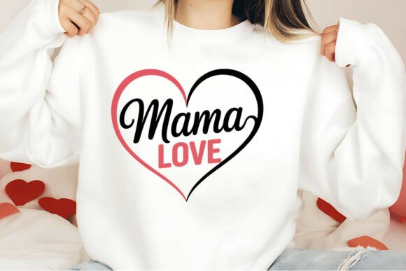 Mama Love Heart PNG: A Digital Asset for Creative and Commercial Use