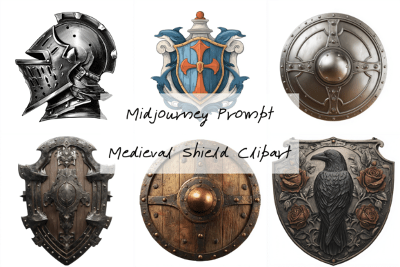 Prompt for Medieval Shield Clipart