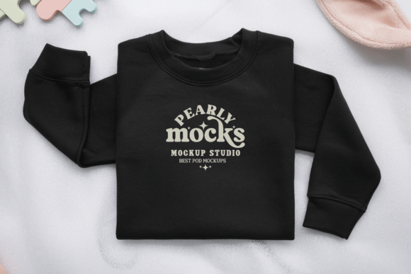 Rabbit Skins 3317 Back Sweatshirt Mockup