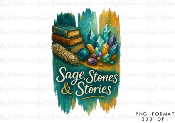 Sage Stories Spells Brushstroke PNG: A Versatile Digital Art Resource