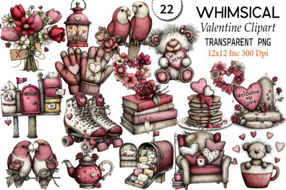 Whimsical Valentine Clipart: A Creative Resource for Every Occasion